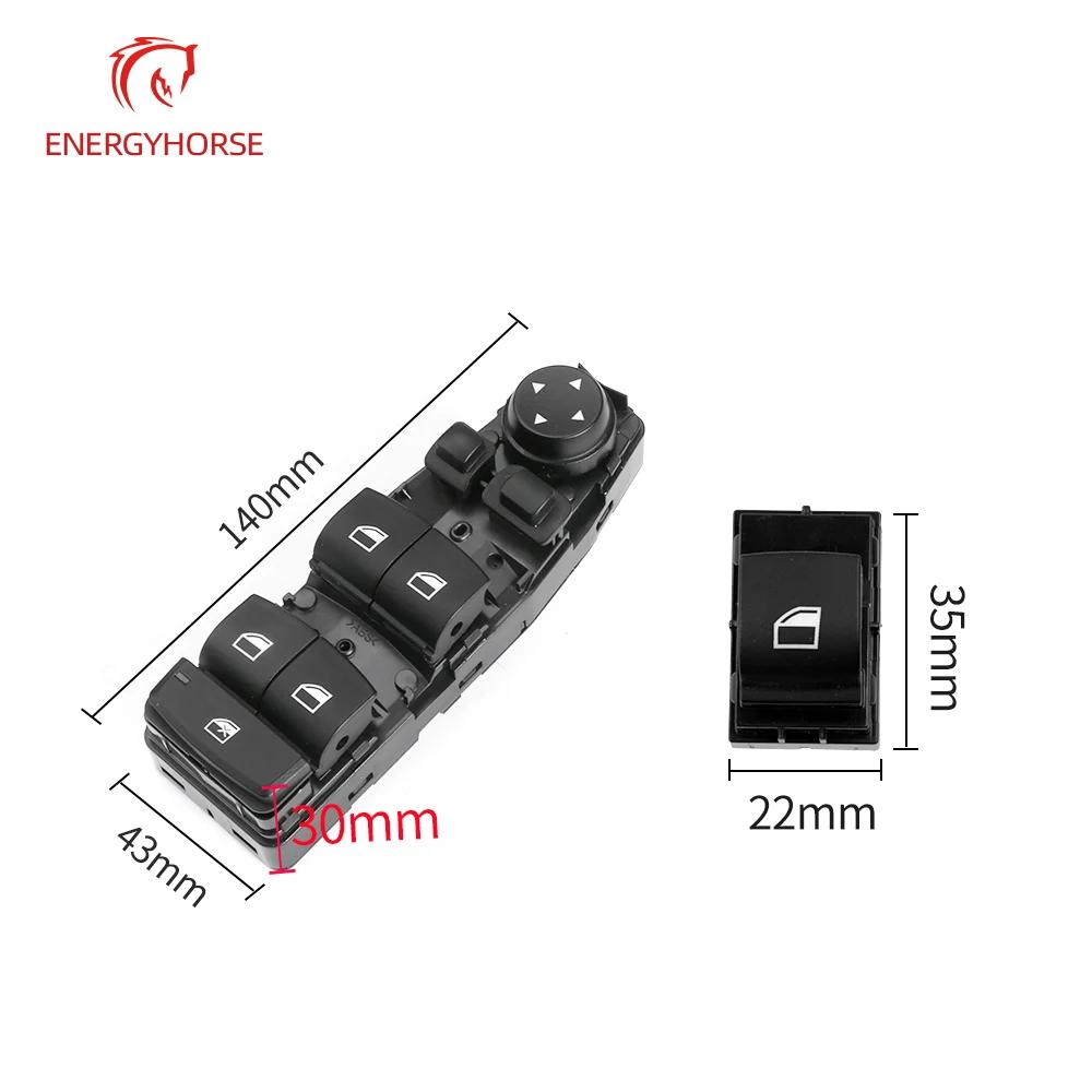 For BMW 5 6 Series F06 F07 F10 F11 X3 F25 Driver Side Window Lifter Switch Master Control Button 61319241956 61319241955
