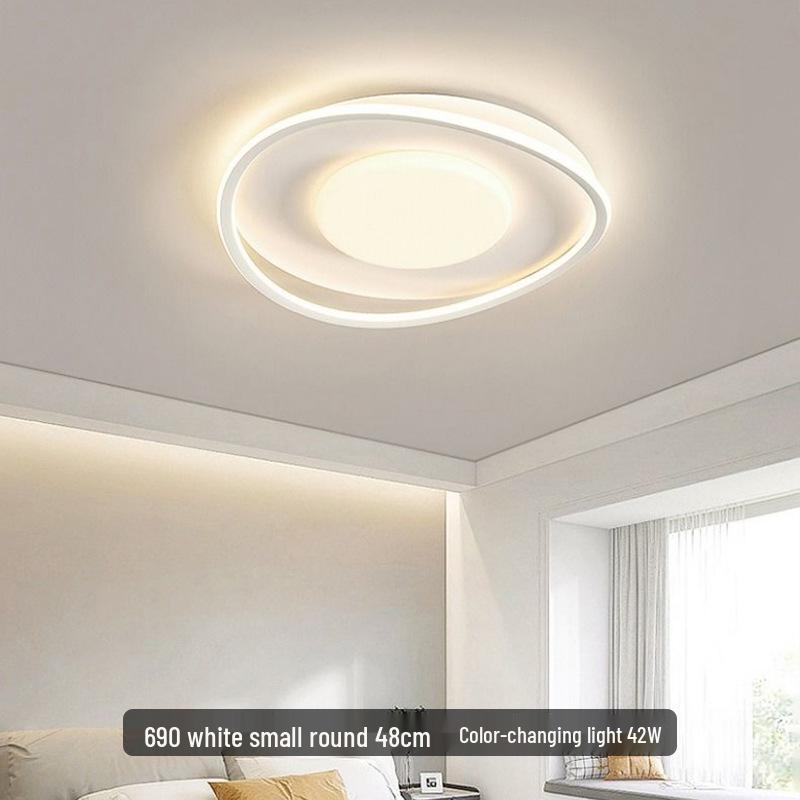 

Современный скандинавский набор потолочного и комнатного освещения - Белый Tri-color adjustable