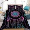 Exquisite Boho Dreamcatcher Duvet Cover Pillowcase Bedding Set Single Twin Size Gift for Student Adult 2/3pcs set Home Decor