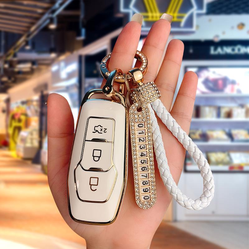 High-Grade Key Case for Ford Mondeo, Mustang, Edge, Kuga, Explorer, Taurus.