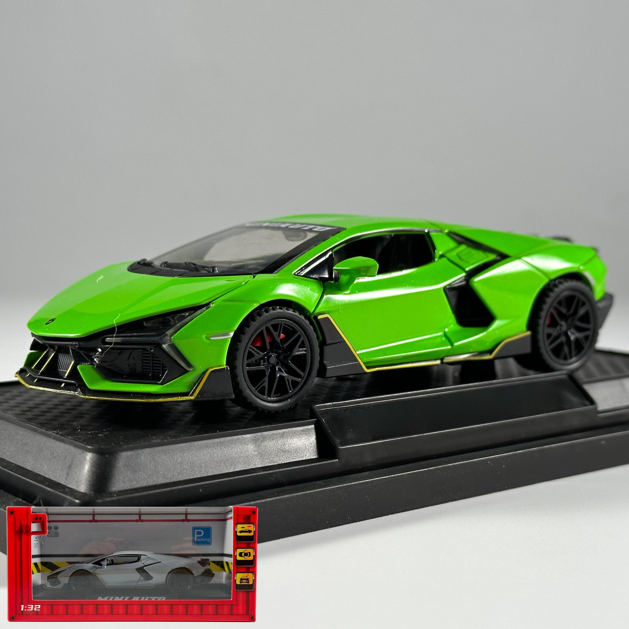 

1:32 Lamborghini Revuelto Суперкар Металевий Литий Модель Автомобіля Домашні Модні та Настільні Декоративні Елементи Подарунки на День Народження Для Хлопчиків