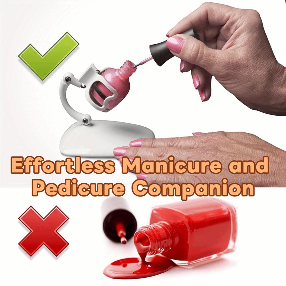Adjustable Effortless Manicure Pedicure Companion Hands-Free Manicure Stand  for Smooth Application