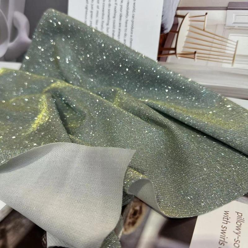 

2yard Knitted Polyester Fabric Elastic Gradient Netting Fabric Sewing Evening Party Dress Performance Clothing Background Cloth 2yard
