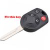 For Ford Focus Mustang 2012 Key Shell Fob for Ford Edge Explorer Ranger Windstar Expedition Case Replace Car Key Case Cover