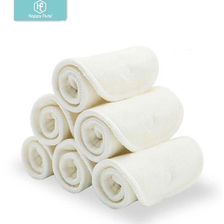 Almohadilla de Pañal de Fibra de Bambú para Recién Nacidos 2+2 Súper Absorbente: Confort y Prevención de Rojeces