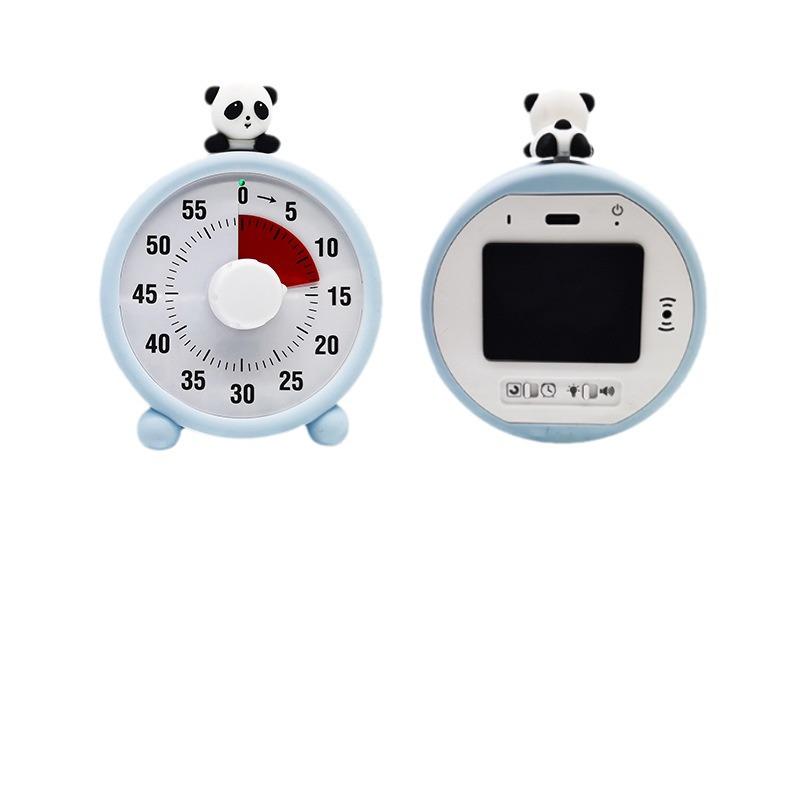 Silicone Panda Timer: Magnetic Charging & Reminder Clock for Home Use