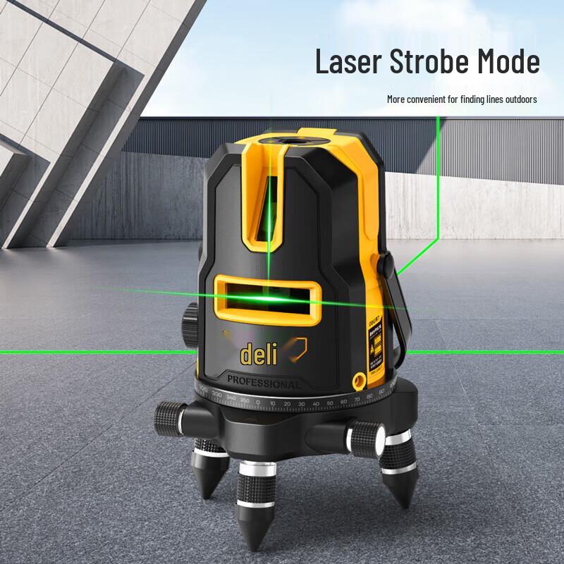 Deli DL4161 2-Line Green Laser Level