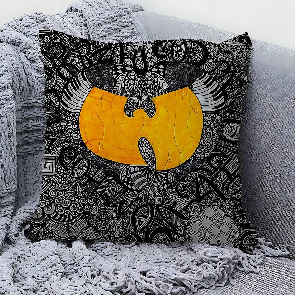 WU-T--TANGs CLANs Band Cushion Cover Pillowcase Upholstery Sofa Throw Pillow Home Decor Pillowcas