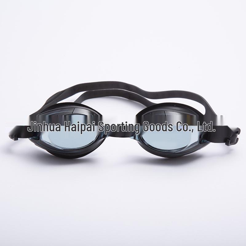 Gafas de natación unisex de silicona, impermeables y planas, de alta definición, en caja
