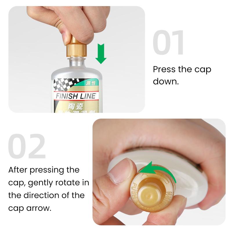 FinishLine  60/120ML Bicycle Chain Waxy Maintenance Oil Squirt MTB Road Bike Chain Gear Wet Oil Lube For Chain Fork Flywheel