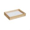 Serving Tray with Insert Rectangular Wooden Removable for Caterers, Restaurants, Home