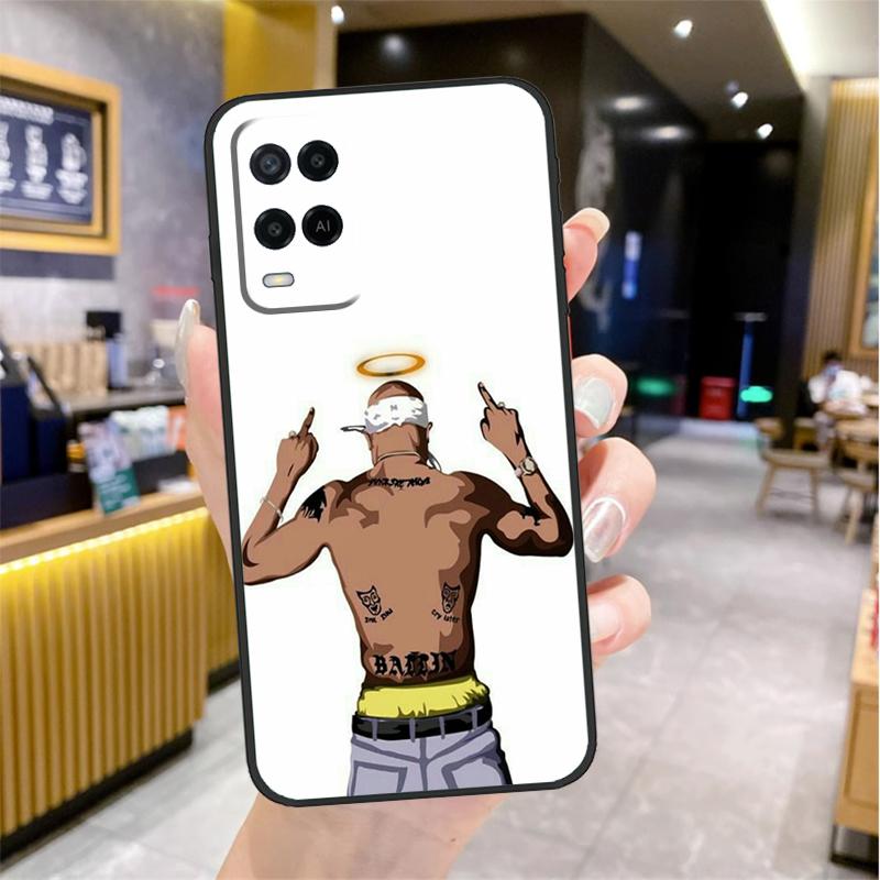 2Pac TuPac Shakur Case For Oppo A96 A76 A16 A17 A18 A60 A80 A40 A38 A58 A78 A98 A94 A74 A54 A15 A57 A77 A5 Pro