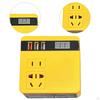 Power Inverter with USB Ports Sturdy Converter for Travel Outdoor Work Dark Blue