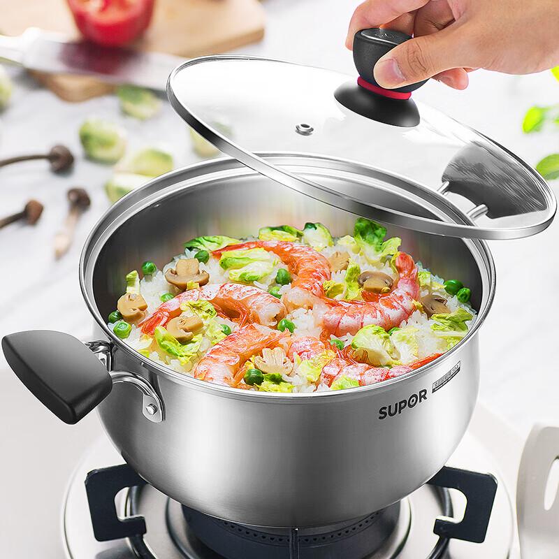 Supor 24CM Stainless Steel Soup Pot