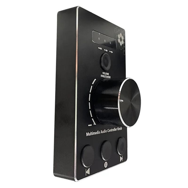 U8 Multimedia Volume Control Knob for Mac/Win 10/8/7 Aluminum Alloy Audio Adjuster with Mute Function