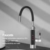 Electric Hot Water Heater Faucet 3000W Hot Cold Mixer Tap 360 Degree Rotation Fast Heating Tap LCD Digital for Kitchen Bathroom