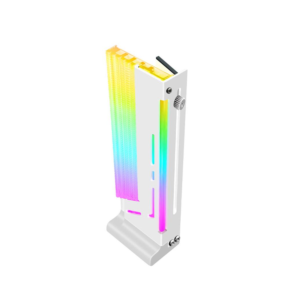 White 5V 2W ARGB GPU Holder Graphics Card Bracket Video Card Support Anti-Slip