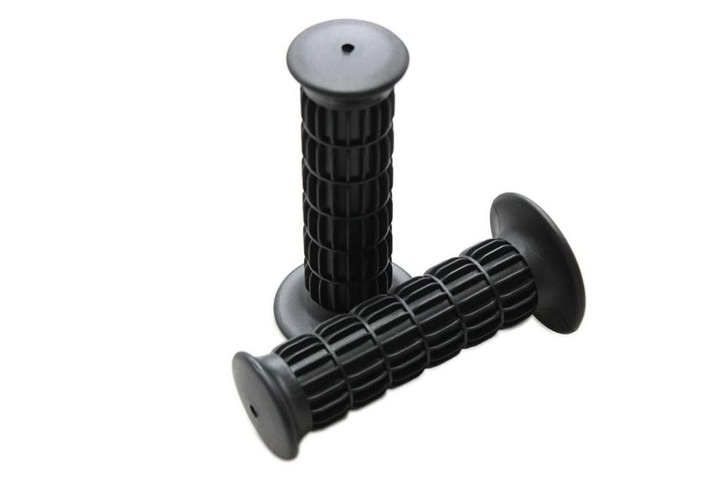 Z2 Grip 22.2mm Black Left & Right Non-Piercing Rubber Motorcycle