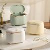 Mini Trash Can With Lid Small Trash Can Desk Trash Can Countertop Tiny Desktop Waste Garbage Bin Commercial Office Wastebasket