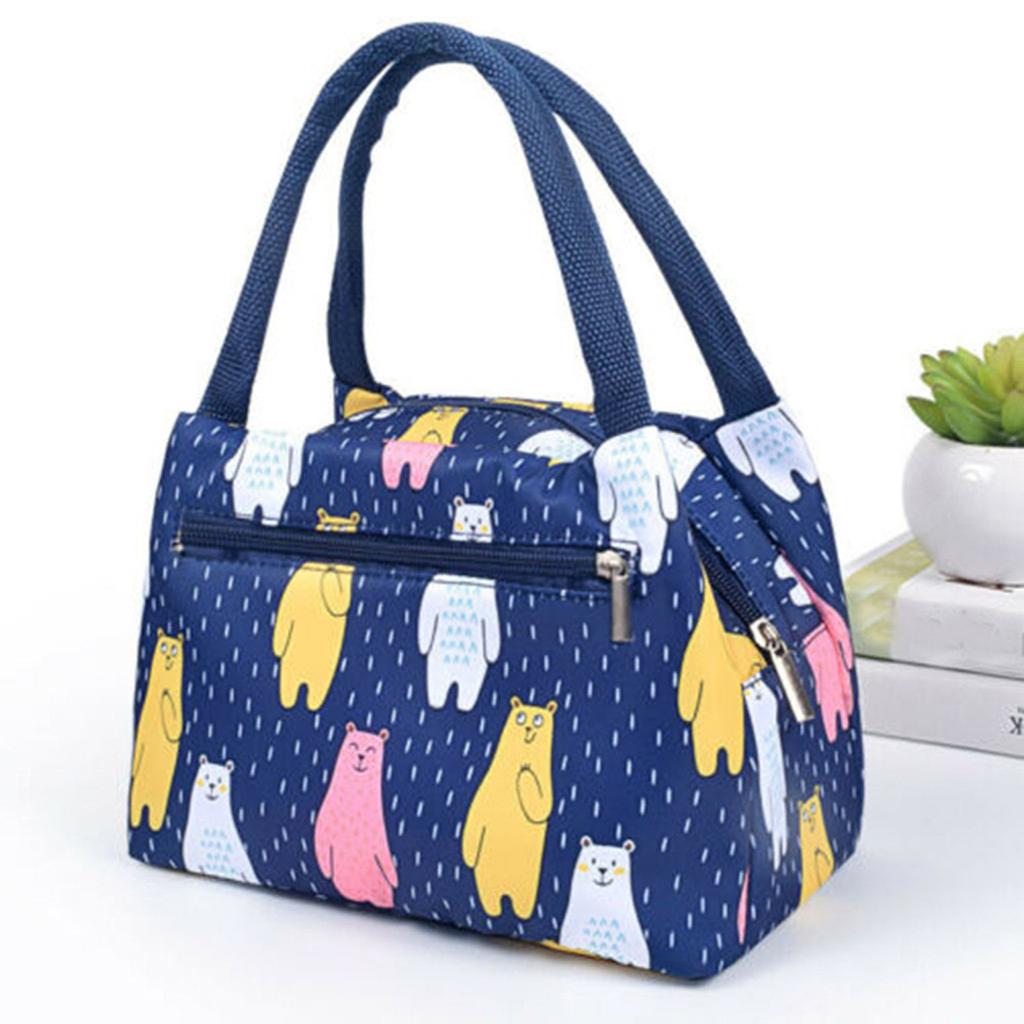 Fashion New Portable Waterproof Thickness Picnic School Lunch Bag