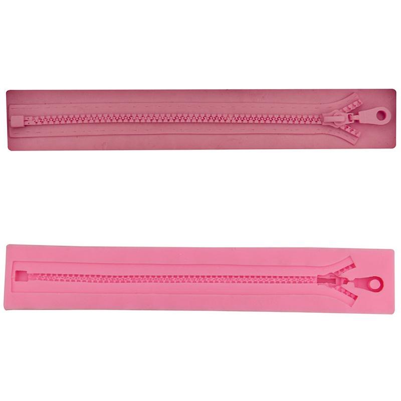 Zip Zip Silikonová Forma na Zdobení Dortů Fondánu Topper Čokoládová Pečicí Forma