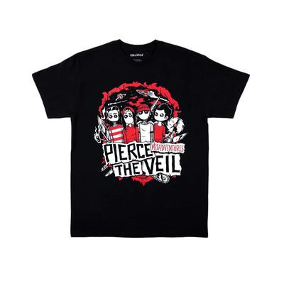 T-shirt da concerto Pierce the Veil Misadventures – Unisex S–5XL