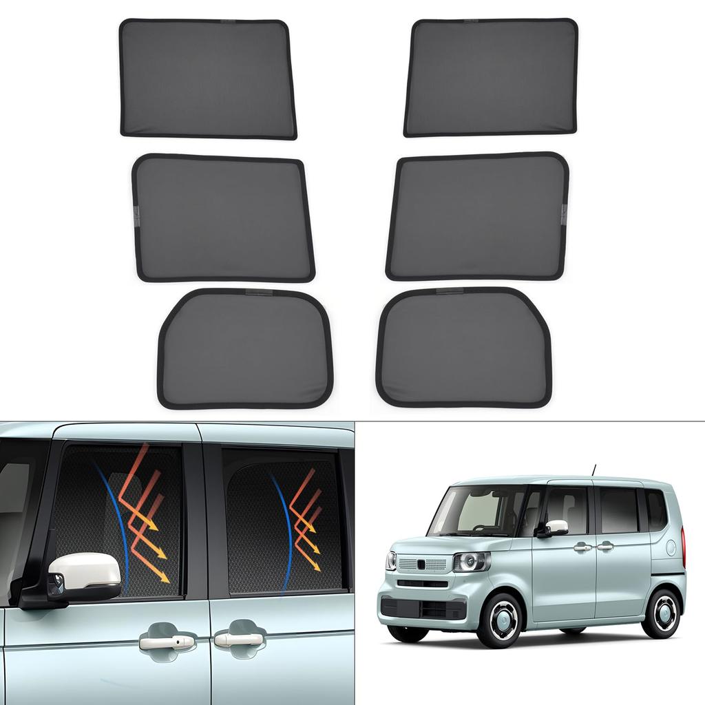 Cartist 2025 Latest Model Honda JOY Model Mesh Sunshade Car Shade for Joy UV Magnetic Easy Light Heat Interior 6 Panels N-BOX JF5/6 High-Density N-BOX