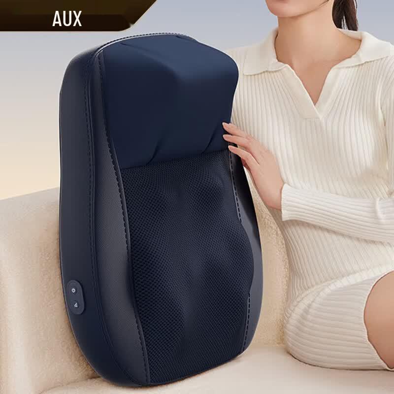 AUX 3D Thai Massage Cushion with Heat for Neck, Shoulder, Back, Waist CN plug (adapter included)