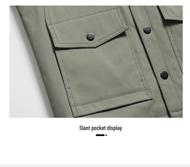 Spring Men's High-End Slim Fit Workwear Jacket