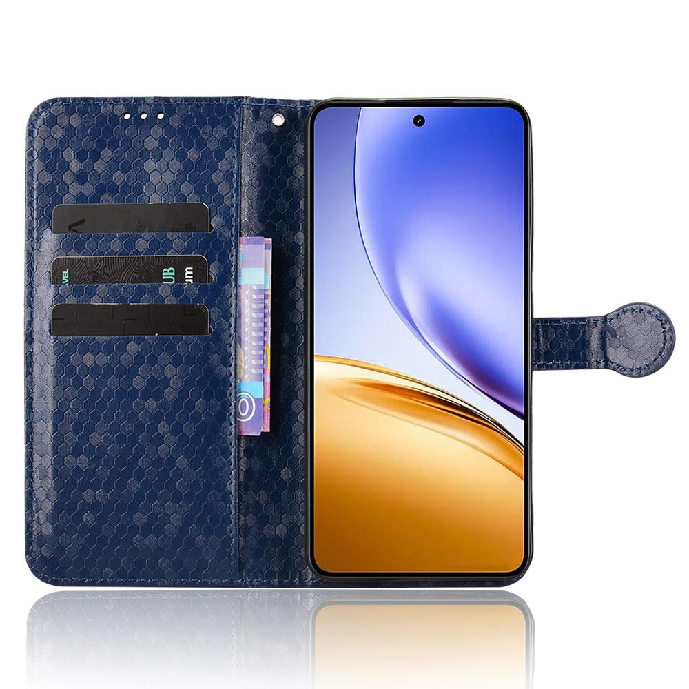 Pro Realme 14 5G Peněženkové pouzdro Vtištěný tečkovaný vzor PU kůže Kryt na telefon