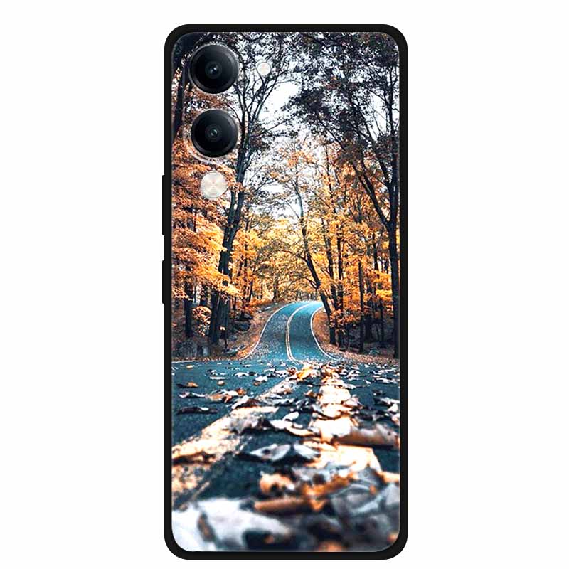 For Vivo Y29s Case Phone Cover Black Silicone Soft Case for Vivo Y19s GT Cover 6.74" Shell Dustproof Coque VIVO Y19sGT Y29 S 5G