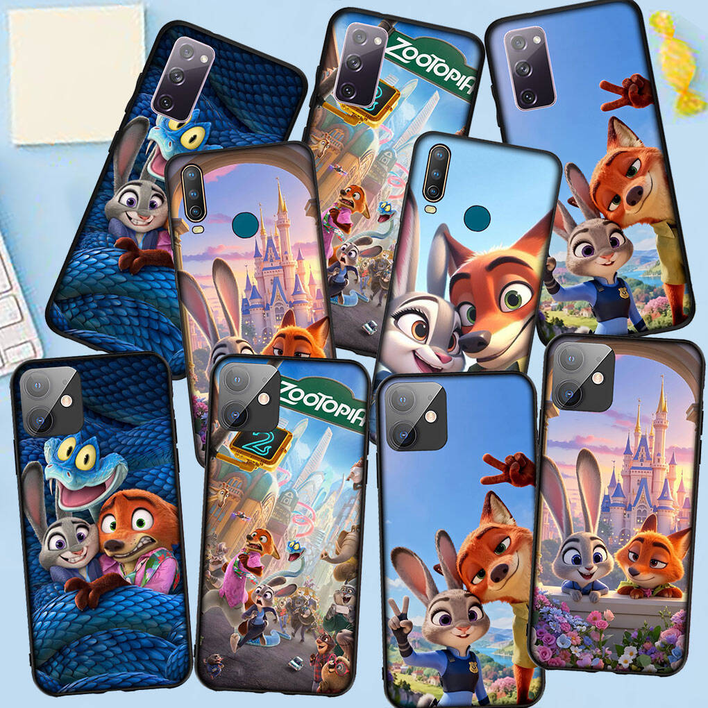 Phone Case for iPhone 17 16 15 Xiaomi Poco F8 F7 X7 X6 M8 C85 C75 C71 Redmi Note 14 13 11 12 Pro Max A4 14C 13C 15C Zootopia 2 Judy Nick Garys Cover