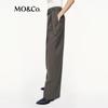 MO&Co. Women's High-Waist Straight Leg Trousers