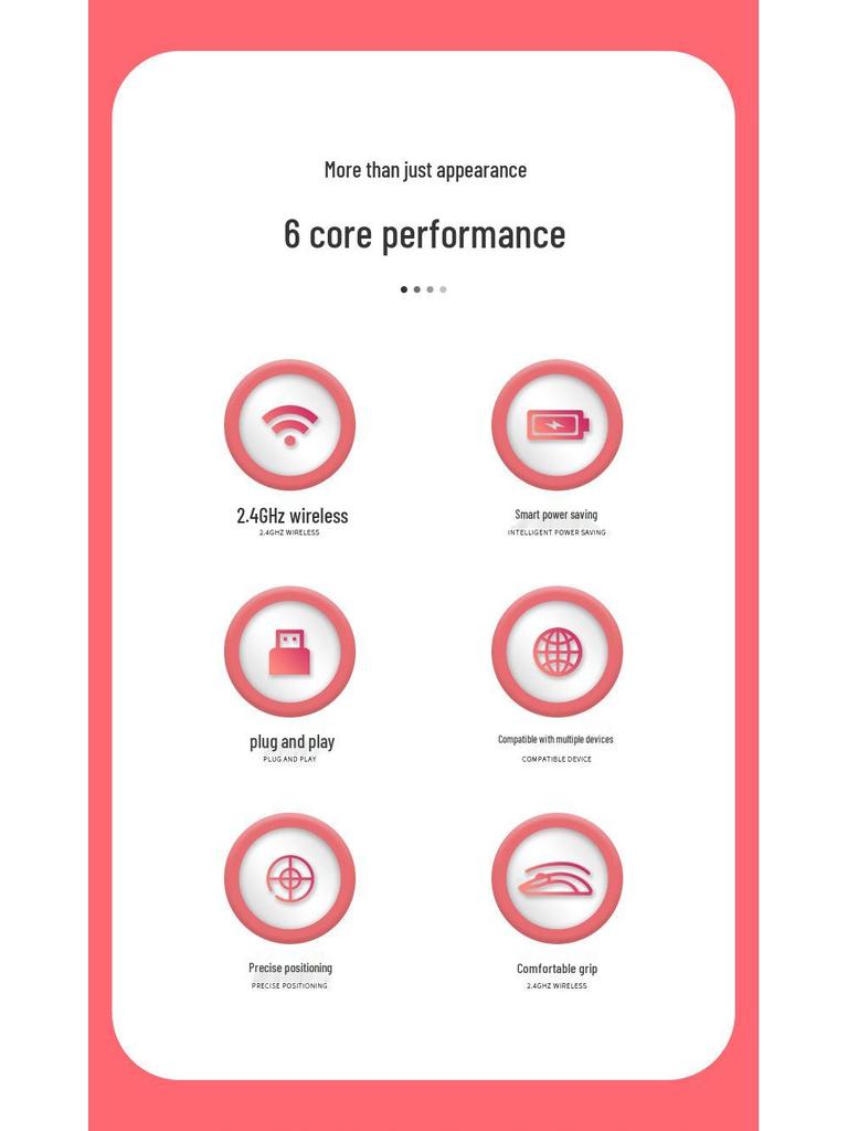 M3 Wireless Silent Mouse - Portable, Cute, and Stylish for Girls' Laptops and Office Use