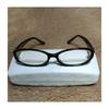 Used COACH CHARLOTTE (769AF) BLACK 001 Sunglasses Signature Pattern