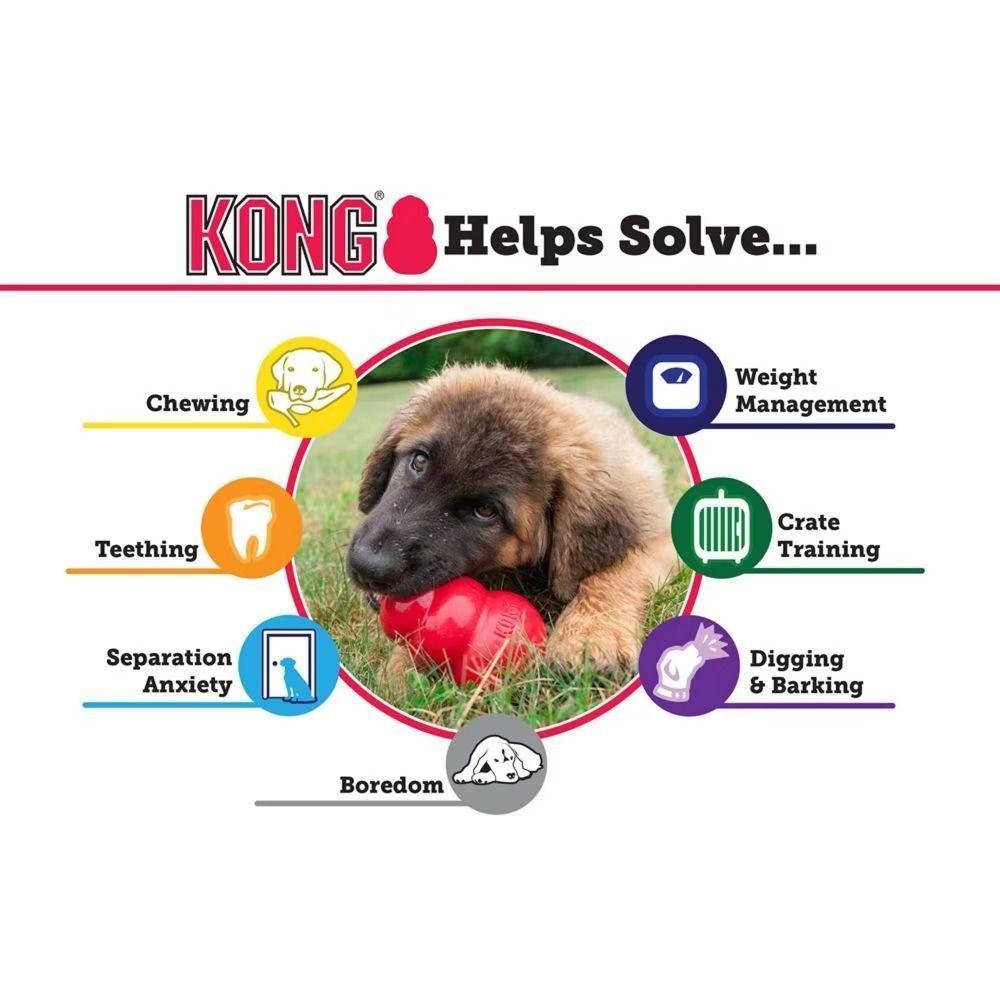Stuffable Kong Dog Toys Erratic Bounce Fetch Toy New Kong Puppy Toys