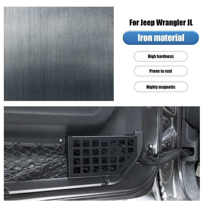 Vordertür-Taschen-Aufbewahrungsbox Für Jeep Wrangler JL Für JT Gladiator 2018-2023 Organizer Behälter Stauraum Aufräum-Zubehör