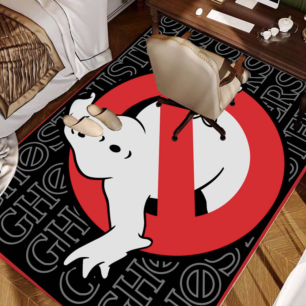 Ghostbusters Hallway Carpet INS Style Soft Bedroom Floor House Laundry Room Mat Anti-skid Bedside Area Rugs