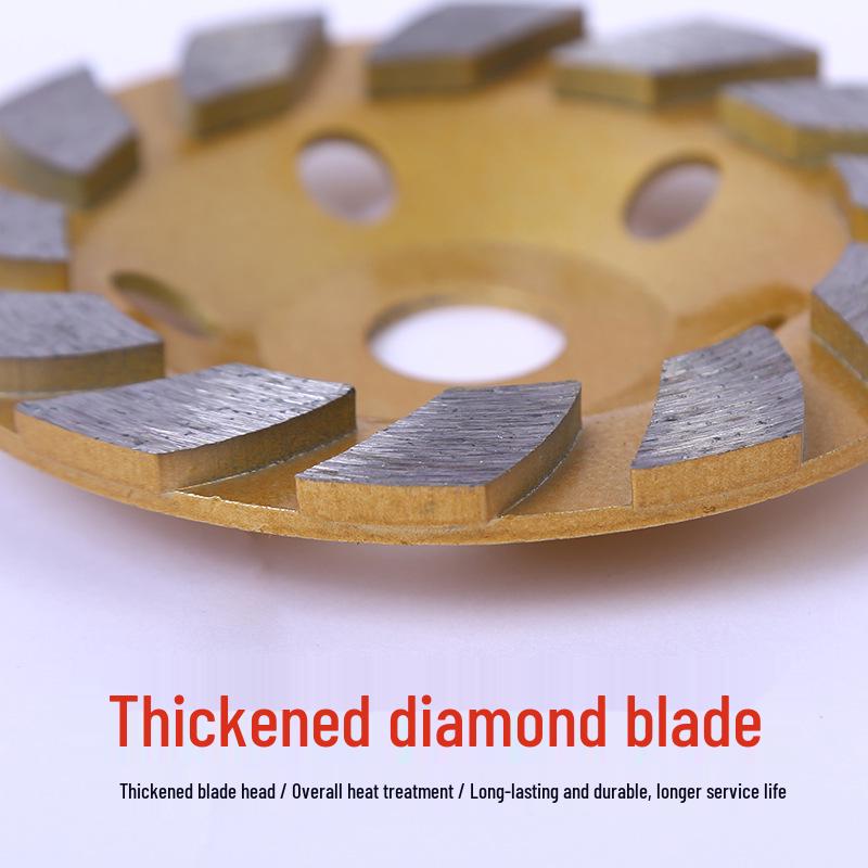 Durable Thickened Diamond Grinding Wheel for Concrete and Stone Angle Grinders