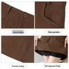 Warrior Corduroy A-line Short Skirt for Women