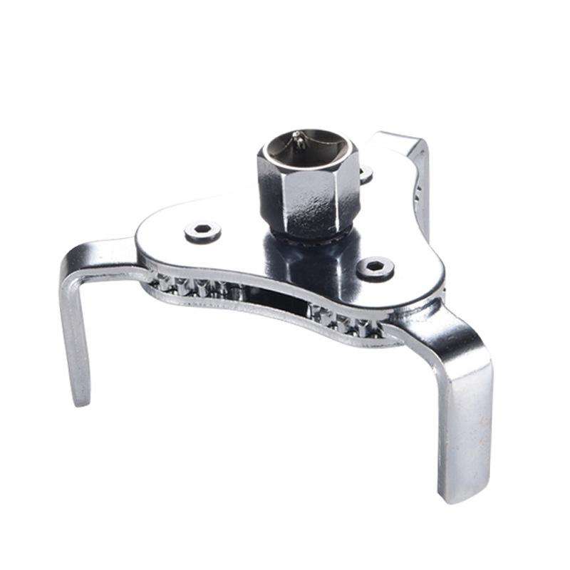 3 Jaw Oil Filter Wrench Adjustable Steel Heavy Duty Fuel Housing Removal Tool For Car