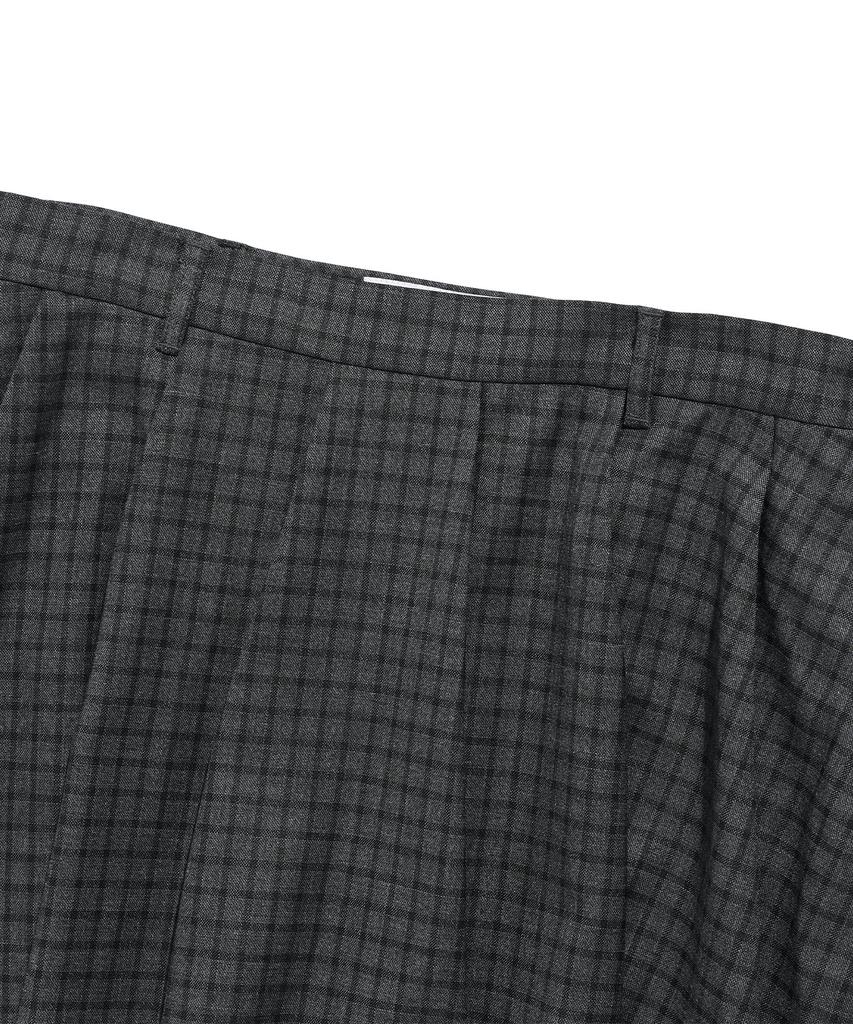 Nice Ghost Club Ffats Check Balloon Layered Skirt Pants_Charcoal(Ng2Fsupa90A)