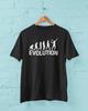 EVOLUTION OF TENNIS T-Shirt Lustig Darwin Affe Zu Mensch Zu Wimbledon Star Geschenkidee