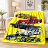 Fast And Furious Flanell-Kuscheldecke Weich Warm Gemütlich für Sofa Bett Innen Haus Schlafzimmer Gebrauch