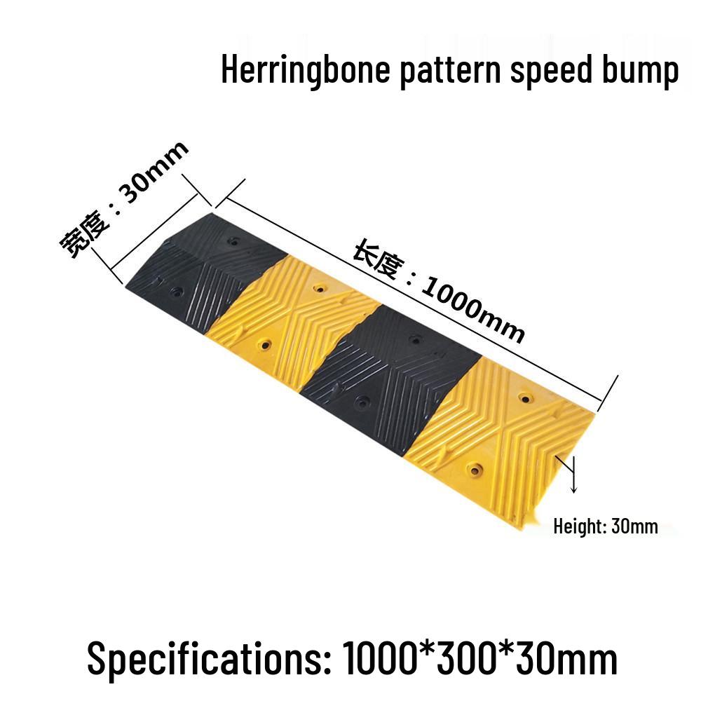 Electric Car Rubber Speed Reducer Hump