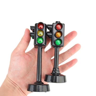 Voice Traffic Light Signs Figurine Traffic Light Lamp Base Simulation Road Light Safe Traffic Lamp Home Transportation Ornaments