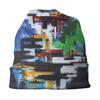 Unsolvable Rubiks Cube Beanie Cap Unisex Winter Warm Bonnet Knitted Hats Outdoor Ski Geometric Math Magic Skullies Beanies Caps