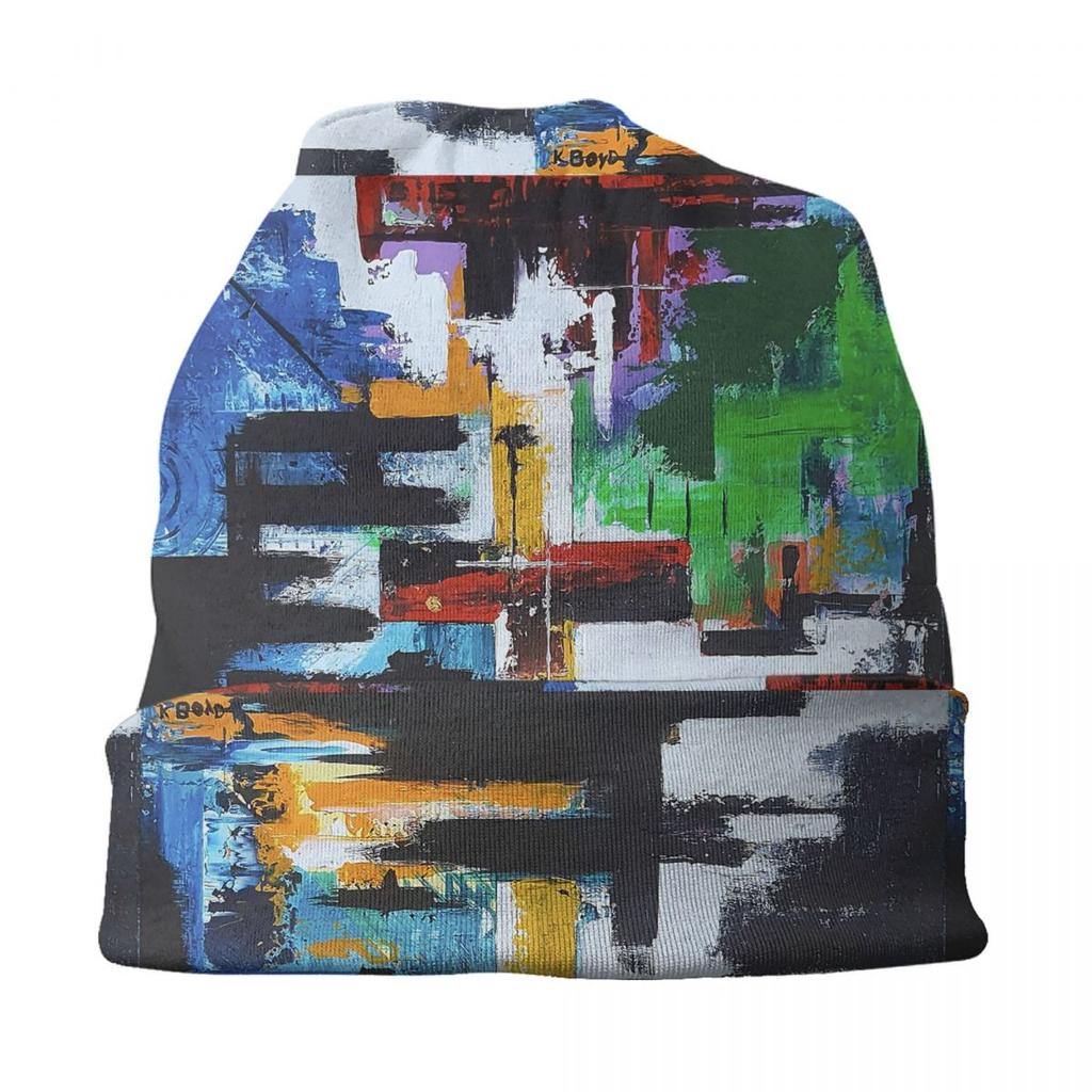 Unsolvable Rubiks Cube Beanie Cap Unisex Winter Warm Bonnet Knitted Hats Outdoor Ski Geometric Math Magic Skullies Beanies Caps