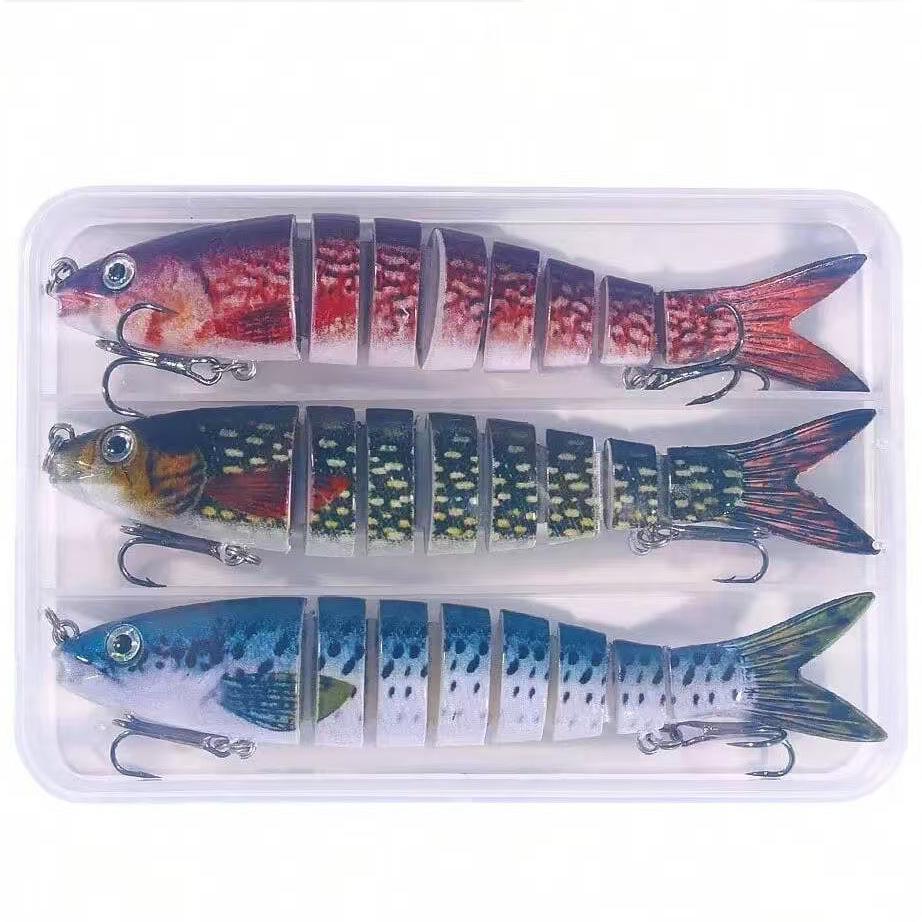 Isca de Pesca Biônica Articulada - 16 Cores, 13cm/18g