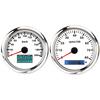 Universal 85mm GPS Speedometer 30KNOTS 60KNOTS 60K 120K 200K with 4K 6K 8K RPM Tachometer with 7 Colors Backlight for Car Boat